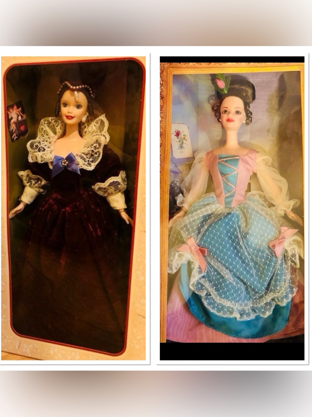 Hallmark Fair Valentine & Sentimental Valentine Barbies